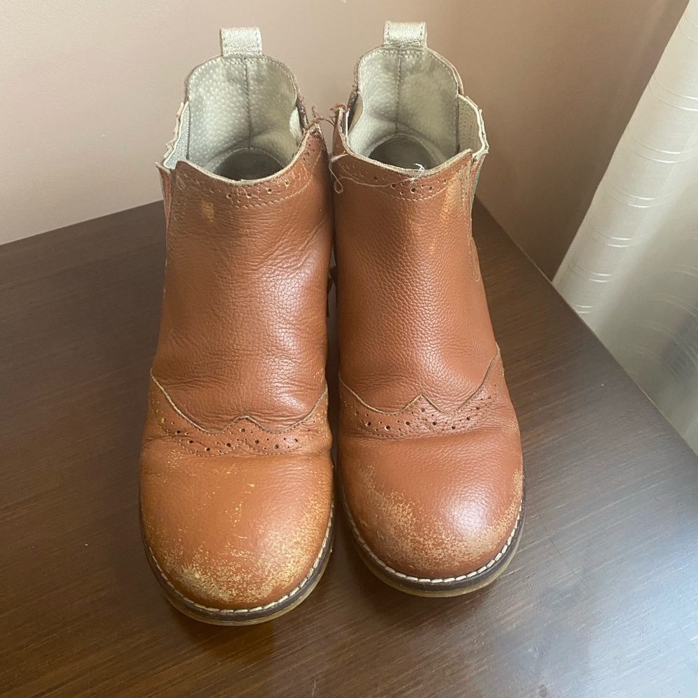 Mini Boden Tan Leather Boots